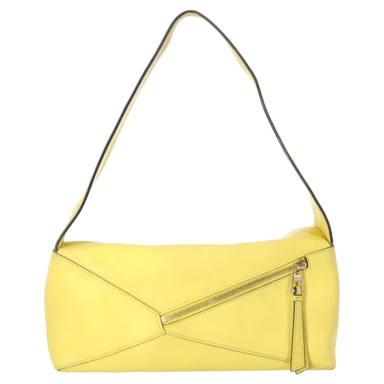 Loewe Puzzle Hobo Bag aus gelbem Kalbsleder - Image 3