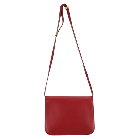 Celine Medium Classic Box Schultertasche aus burgunderrotem Kalbsleder - Image 3