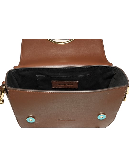 See By Chloe Mara Crossbody Bag aus braunem Leder - Image 5