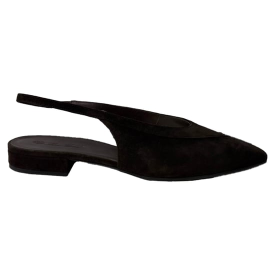 Loro Piana Rebecca Slingback Ballerinas aus braunem Wildleder - Image 1