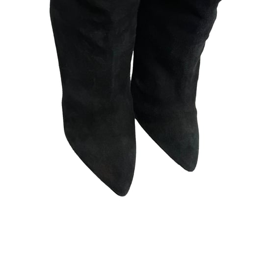 Isabel Marant Spitz zulaufende Ankle Boots aus schwarzem Wildleder - Image 5