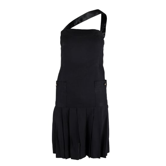 Chanel Faltenkleid mit Träger - '80er - Image 1