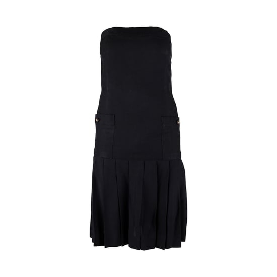Chanel Faltenkleid mit Träger - '80er - Image 2
