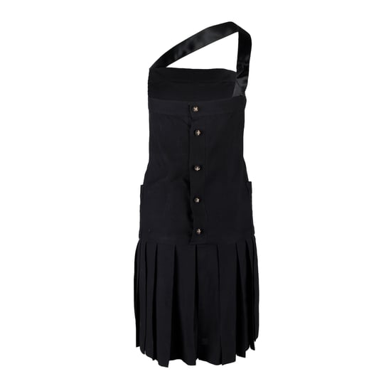 Chanel Faltenkleid mit Träger - '80er - Image 3