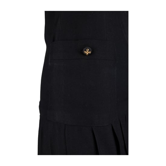Chanel Faltenkleid mit Träger - '80er - Image 6