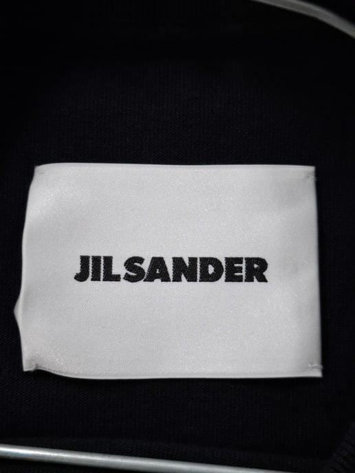 Jil Sander Logo T-Shirt aus schwarzer Baumwolle - Image 5