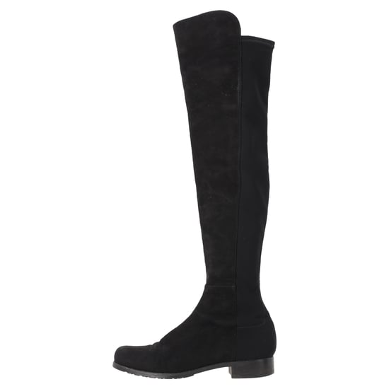 Stuart Weitzman Knielange Stiefel aus schwarzem Wildleder - Image 2