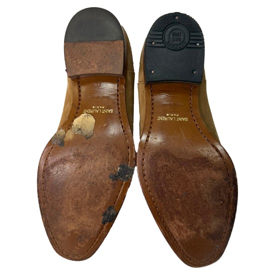 Saint Laurent Wyatt Chelsea Stiefeletten aus braunem Wildleder - Image 6