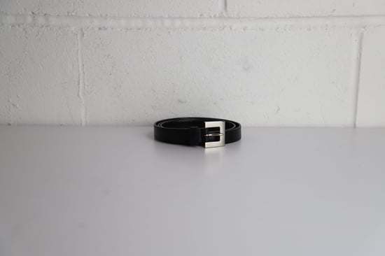 Saint Laurent Gürtel mit Schnalle aus schwarzem Leder - Image 4