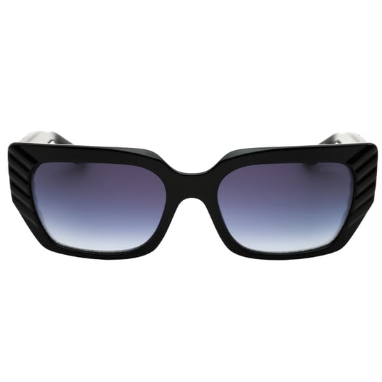 Guess Sonnenbrille Mit Glänzend Schwarzem Rahmen Und Rauchfarbenen Verlaufsgläsern - Image 1