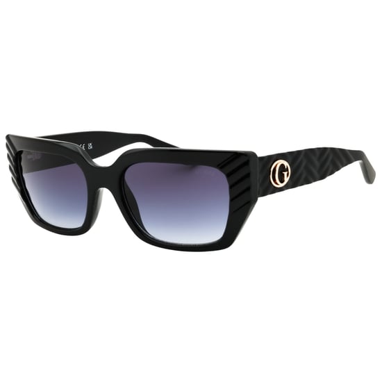 Guess Sonnenbrille Mit Glänzend Schwarzem Rahmen Und Rauchfarbenen Verlaufsgläsern - Image 2