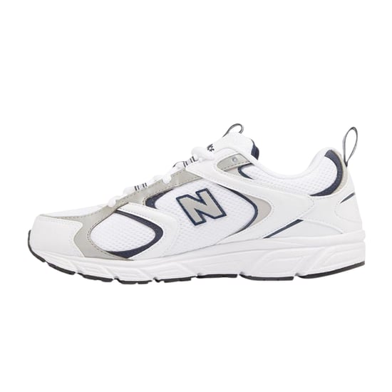 New Balance - "408 V1" Sneaker für Damen, Leder (Weiß/Marine) - Image 2