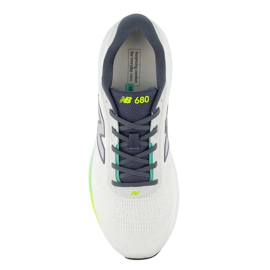New Balance - "680 V8" Sneaker für Herren (Weiß/Grün) - Image 3