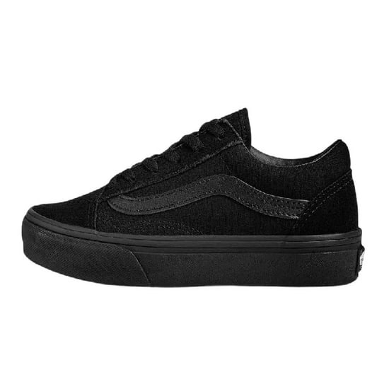 Vans - "Old Skool" Sneaker für Kinder, Wildleder (Schwarz) - Image 3