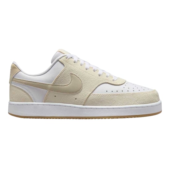Nike - "Court Vision" Sneaker für Damen, Leder (Weiß/Beige) - Image 1