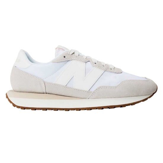 New Balance - "237" Klassisch Sneaker für Damen, Wildleder (Weiß/Gummi Rosa) - Image 1