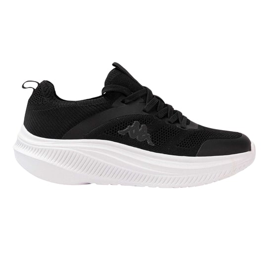 Kappa - "Prati" Sneaker für Herren, Jerseyware, Plattform-Absatz (Schwarz/Weiß) - Image 1