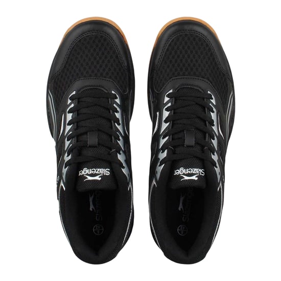 Slazenger - Hallen-Sportschuhe für Herren, Netzmaterial (Schwarz/Blau) - Image 4