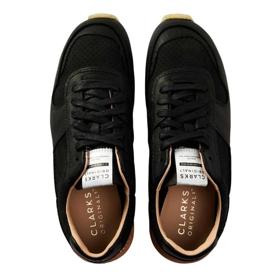 Clarks Originals - Sneaker für Herren, Leder (Schwarz) - Image 3