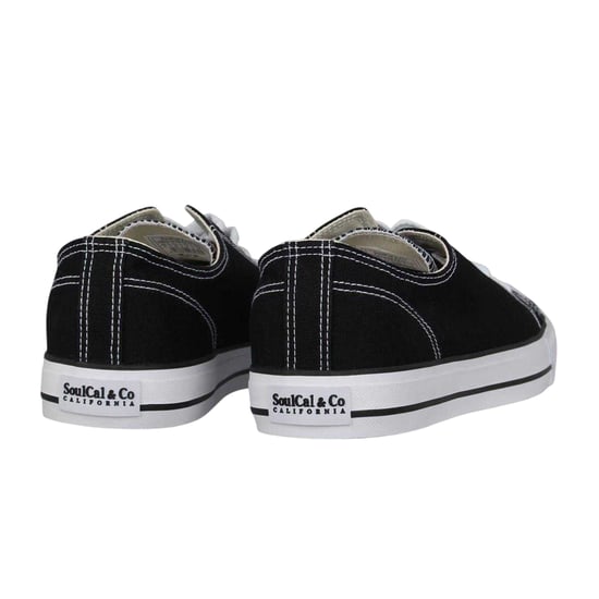 SoulCal - Sneaker für Herren, Canvas, Flach (Schwarz/Weiß) - Image 2
