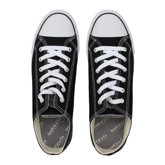 SoulCal - Sneaker für Herren, Canvas, Flach (Schwarz/Weiß) - Image 3