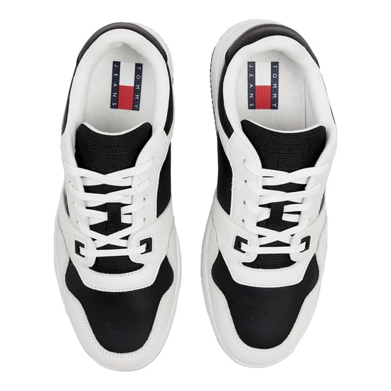 Tommy Jeans - Sneaker für Herren, Leder, Cupsohle (Weiß/Schwarz) - Image 3