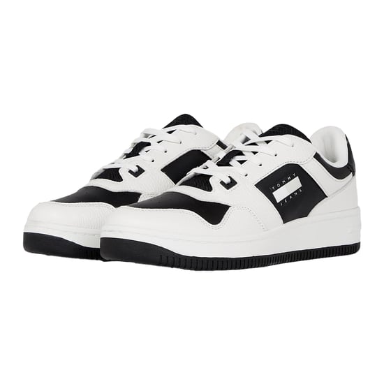 Tommy Jeans - Sneaker für Herren, Leder, Cupsohle (Weiß/Schwarz) - Image 4