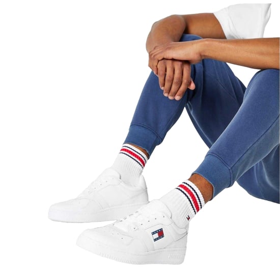 Tommy Jeans - Sneaker für Herren, Leder, Cupsohle (Weiß/Schwarz) - Image 5