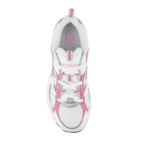 New Balance - "408 V1" Sneaker für Damen, Leder (Weiß/Pink) - Image 2