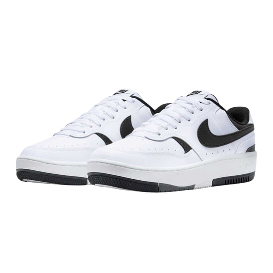Nike - "Gamma Force" Sneaker für Damen, Leder, Plattform-Absatz (Weiß/Schwarz) - Image 4