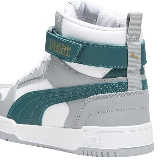 Puma - "RBD Game" High Top Turnschuhe für Kinder (Weiß/Grau/Grün) - Image 4
