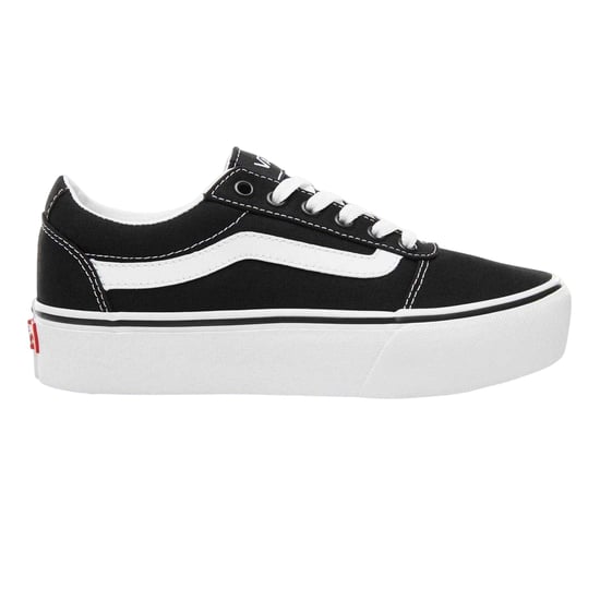 Vans - "Ward" Sneaker für Damen, Plattform-Absatz (Schwarz/Weiß) - Image 1