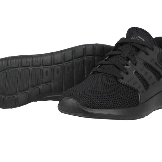 Slazenger - "Clayton" Sneaker für Herren, Netzmaterial, Flach (Schwarz) - Image 4