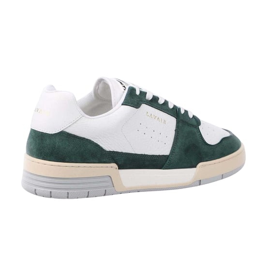 Lavair - "Vadum" Sneaker für Herren, Narbiges Leder (Weiß/Grün) - Image 2