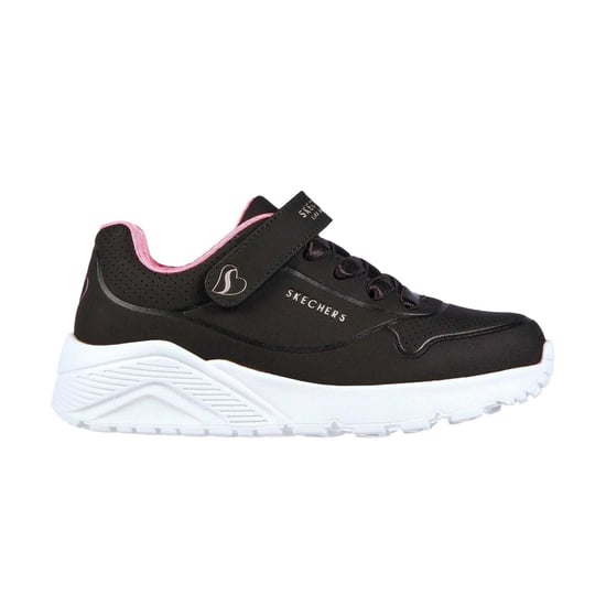 Skechers - "Street Uno Lite" Perforiert Sneaker für Mädchen (Schwarz/Pink) - Image 1