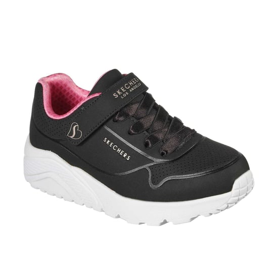 Skechers - "Street Uno Lite" Perforiert Sneaker für Mädchen (Schwarz/Pink) - Image 3
