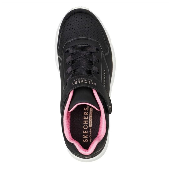 Skechers - "Street Uno Lite" Perforiert Sneaker für Mädchen (Schwarz/Pink) - Image 4