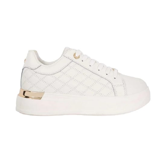 Dune London - "Elba" Sneaker für Damen, Wildleder, Plattform-Absatz (Weiß) - Image 1