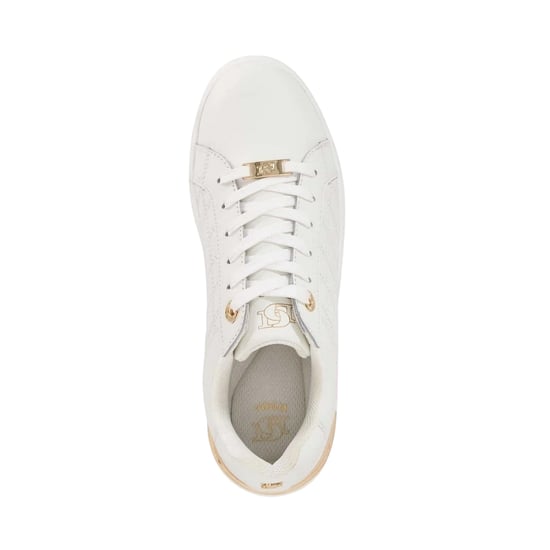 Dune London - "Elba" Sneaker für Damen, Wildleder, Plattform-Absatz (Weiß) - Image 4