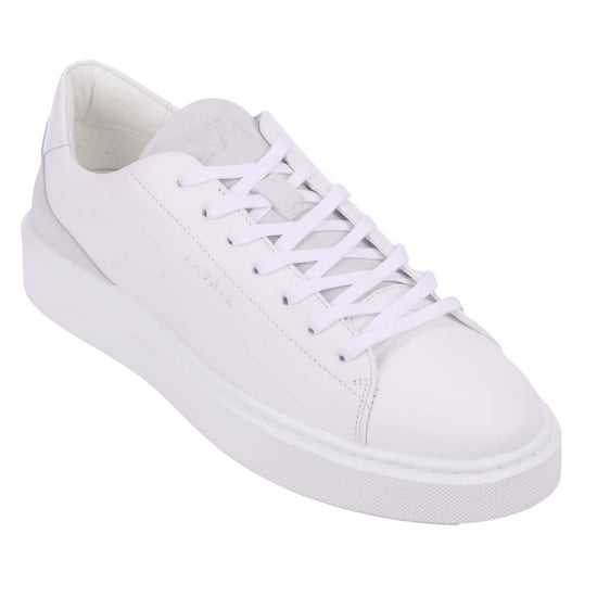 Lavair - "Luna" Logo Sneaker für Herren, Leder (Weiß/Grau) - Image 2