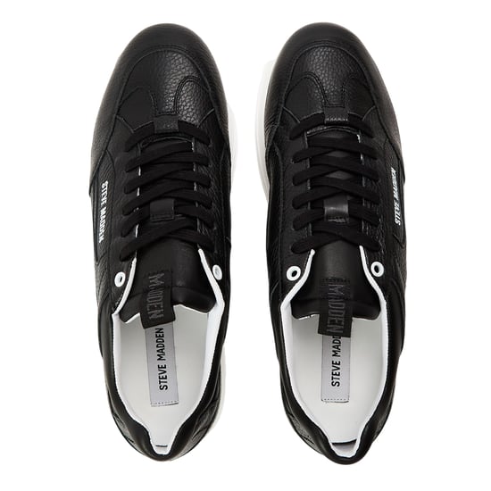 Steve Madden - "Orlando" Sneaker für Herren, Leder (Schwarz) - Image 3
