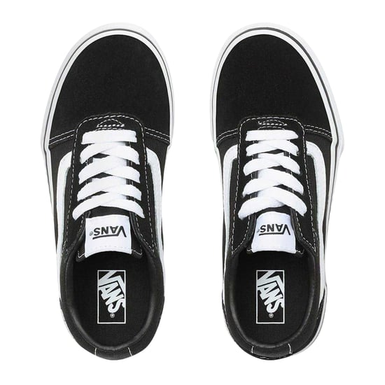 Vans - "Ward" Sneaker für Kinder, Canvas (Schwarz/Weiß) - Image 3