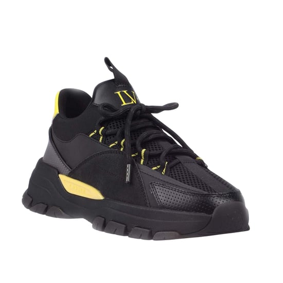 Lavair - "Creator Evo" Sneaker für Herren, Wildleder (Schwarz/Gelb) - Image 4