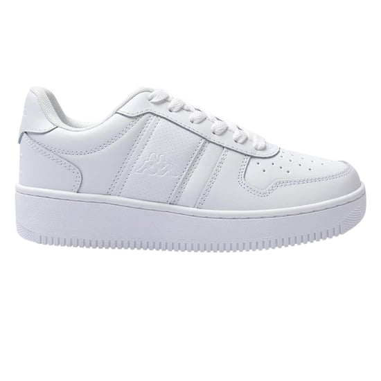 Kappa - "La Morra" Sneaker für Kinder, Leder, Plattform-Absatz (Weiß) - Image 1