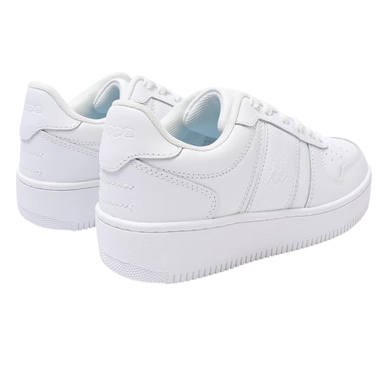 Kappa - "La Morra" Sneaker für Kinder, Leder, Plattform-Absatz (Weiß) - Image 2