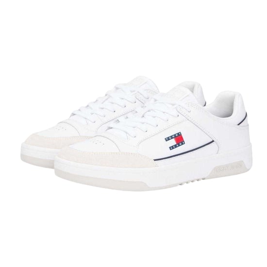 Tommy Jeans - Sneaker für Herren, Leder, Cupsohle (Weiß) - Image 4