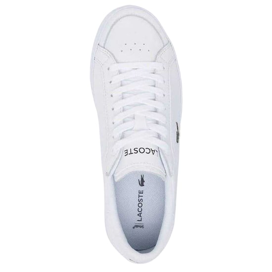 Lacoste - "Lineset" Sneaker für Damen, Leder, Flach (Weiß) - Image 2