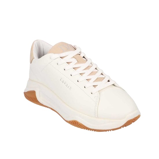 Lavair - Sneaker für Herren/Damen Unisex, Nappaleder, Klobiger Absatz (Weiß) - Image 3