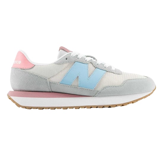 New Balance - "237" Klassisch Sneaker für Damen, Wildleder (Weiß/Blau/Pink) - Image 1