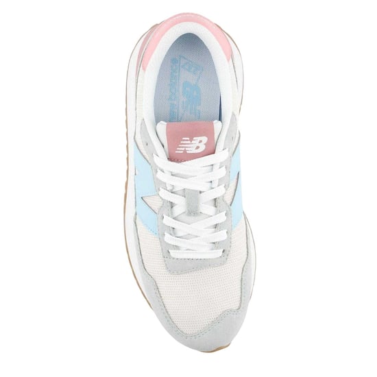 New Balance - "237" Klassisch Sneaker für Damen, Wildleder (Weiß/Blau/Pink) - Image 2